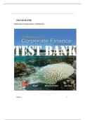 Test Bank for Fundamentals of Corporate Finance&comma; 13th Edition by Stephen Ross&comma; Randolph Westerfield&comma; Bradford Jordan Questions And Answers ALL CHAPTERS INCLUDED LATEST UPDATE&excl;&excl;&excl;&excl;