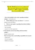 NR 446&sol; NR446 EXAM 2&colon; COLLABORATIVE HEALTHCARE &vert; QUESTIONS & ANSWERS &vert; GRADED A&plus; &vert; 100&percnt; CORRECT &lpar;VERIFIED SOLUTIONS&rpar; &lpar;2025&sol; 2026&rpar;
