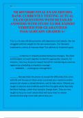 NR 605&sol;NR605 FINAL EXAM 2025&sol;2026  BANK CURRENTLY TESTING ACTUAL  EXAM QUESTIONS WITH DETAILED  ANSWERS WITH STUDY GUIDE EXPERT  VERIFIED FOR GUARANTEED  PASS&sol;ALREADY GRADED A&plus; 