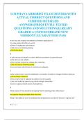 LOUISIANA ARBORIST EXAM 2025&sol;2026 WITH  ACTUAL CORRECT QUESTIONS AND  VERIFIED DETAILED  ANSWERS&vert;FREQUENTLY TESTED  QUESTIONS AND SOLUTIONS&vert;ALREADY  GRADED A&plus;&vert;NEWEST&vert;BRAND NEW  VERSION&excl;&excl; &vert;GUARANTEED PASS
