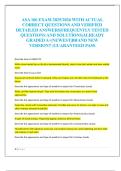 ASA 106 EXAM 2025&sol;2026 WITH ACTUAL  CORRECT QUESTIONS AND VERIFIED  DETAILED ANSWERS&vert;FREQUENTLY TESTED  QUESTIONS AND SOLUTIONS&vert;ALREADY  GRADED A&plus;&vert;NEWEST&vert;BRAND NEW  VERSION&excl;&excl; &vert;GUARANTEED PASS