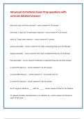 Advanced Arrhythmia Exam Prep questions with accurate detailed answers 