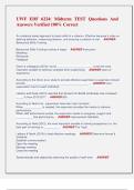UWF EDF 6224&colon; Midterm TEST Questions And  Answers Verified 100&percnt; Correct