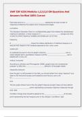 UWF EDF 6226 Modules 1&comma;2&comma;3&comma;5&comma;6 GN Questions And  Answers Verified 100&percnt; Correct 