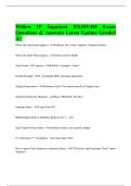 Willow IP Bundled Exam Questions & Answers Latest Update Graded A&plus;