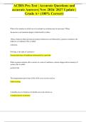 ACBIS Pre-Test &vert; Accurate Questions and accurate Answers&vert; New 2026&sol; 2027 Update &vert; Grade A&plus; &lpar;100&percnt; Correct&rpar;