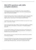 NGA GPC questions with 100&percnt; complete solutions