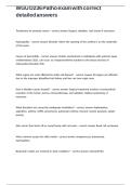 WGU D236 Patho exam with correct detailed answers&period;