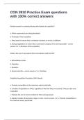 CON 3910 Practice Exam questions with 100&percnt; correct answers