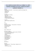 OCS CERVICAL EXAM WITH ALL CORRECT & 100&percnt; VERIFIED ANSWERS&vert;ACTUAL COMPLETE EXAM&vert; ALREADY GRADED A&plus;
