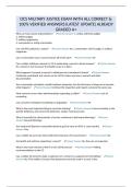 OCS MILITARY JUSTICE EXAM WITH ALL CORRECT & 100&percnt; VERIFIED ANSWERS&vert;LATEST UPDATE&vert;ALREADY GRADED A&plus;
