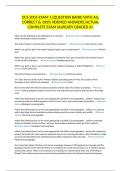 OCS 2005 EXAM 1 &lpar;QUESTION BANK&rpar; WITH ALL CORRECT & 100&percnt; VERIFIED ANSWERS&vert;ACTUAL COMPLETE EXAM&vert;ALREADY GRADED A&plus;