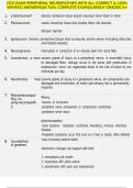 OCS EXAM PERIPHERAL NEUROPATHIES WITH ALL CORRECT & 100&percnt; VERIFIED ANSWERS&vert;ACTUAL COMPLETE EXAM&vert;ALREADY GRADED A&plus;