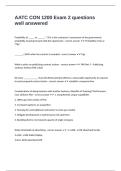 AATC CON 1200 Exam 2 questions well answered