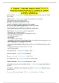 OCS WEEK 1 EXAM WITH ALL CORRECT & 100&percnt; VERIFIED ANSWERS&vert;ACTUAL COMPLETE EXAM&vert; ALREADY GRADED A&plus;