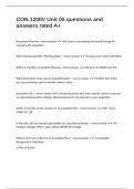 CON 1200V Unit 05 questions and answers rated A&plus;
