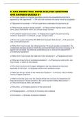 FL BAIL BONDS FINAL PAPER 2025&sol;2026 QUESTIONS AND ANSWERS GRADED A&plus;