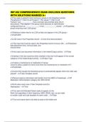 INP 402 COMPREHENSIVE EXAM 2025&sol;2026 QUESTIONS WITH SOLUTIONS MARKED A&plus;