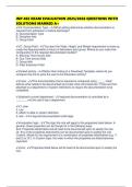 INP 402 EXAM EVALUATION 2025&sol;2026 QUESTIONS WITH SOLUTIONS MARKED A&plus;