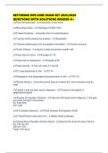 KETTERING NPS CORE EXAM SET 2025&sol;2026 QUESTIONS WITH SOLUTIONS GRADED A&plus;