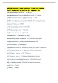 KETTERING NPS EVALUATION EXAM 2025&sol;2026 QUESTIONS WITH SOLUTIONS GRADED A&plus;