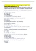 KETTERING NPS STUDY GUIDE 2025&sol;2026 QUESTIONS WITH SOLUTIONS GRADED A&plus;