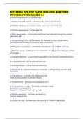 KETTERING NPS TEST PAPER 2025&sol;2026 QUESTIONS WITH SOLUTIONS GRADED A&plus;