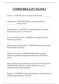 COMM RELS 257 EXAM 1 QUESTIONS AND ANSWERS 2025