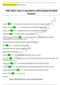 FINC 3610- Exam 2 Questions with Detailed Verified  Answers 