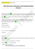 FINC 3610 exam 3 Questions with Detailed Verified  Answers