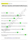 MEP Exam I Questions with Detailed Verified Answers