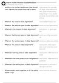 STOTT Pilates--Practice Exam Questions