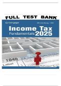 TEST BANK FOR INCOME TAX FUNDAMENTALS 2025, 43RD EDITION BY WHITTENBURG, GILL/COMPLETE GUIDE/ALL CHAPTERS 1-12