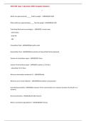 NUR 308- Quiz 1 Questions With Complete Solutions