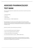 Comprehensive Pharmacology Test Bank for Nursing Students & Professionals
