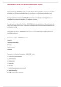 NUR 3825 Exam 1 Study Guide Questions With Complete Solutions