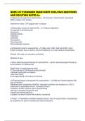 NURS 537 STANDARD EXAM SHEET 2025&sol;2026 QUESTIONS AND SOLUTION RATED A&plus;
