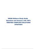 NR566 Midterm Study Guide Questions and Answers with 100&percnt; VERIFIED COMPLETE SOLUTIONS