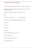 NUR 201 Exam 1 Questions With Complete Solutions
