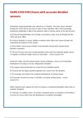 NURS 5350 M2L3 Exam with accurate detailed answers