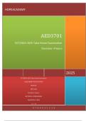 OCT&sol;NOV 2025 Take-Home Examination  ASSESSMENT IN EDUCATION  AED3701  100 marks   Duration&colon; 4 hours   SECTION A&colon; COMPULSORY  QUESTION 1&colon; MCQ