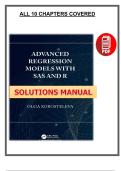 Advanced Regression Models with SAS and R - Complete Solutions Manual by Olga Korosteleva - PDF