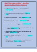 Class C Water License Exam &ndash; Complete Questions with Verified A&plus; Answers&period;