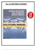 Carbon Nanotube and Graphene Device Physics &ndash; Complete Solutions Manual &ndash; PDF