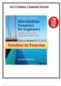 Intermediate Dynamics for Engineers &lpar;2nd Edition&rpar; &ndash; Complete Solutions to Exercises &ndash; PDF