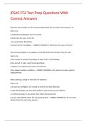 IFSAC FF2 Test Prep Questions With Correct Answers&period;