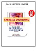 Introduction to Biomedical Engineering &lpar;3rd Edition&rpar; &ndash; Complete Exercise Solutions &ndash; PDF