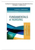Fundamentals of Nursing &ndash; 11th Edition &vert; Complete Test Bank with Verified Answers &vert; All Chapters &vert; PDF