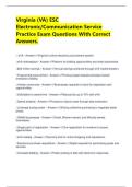 Virginia &lpar;VA&rpar; ESC Electronic&sol;Communication Service Practice Exam Questions With Correct Answers&period;
