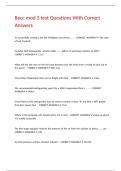 Becc mod 3 test Questions With Correct Answers